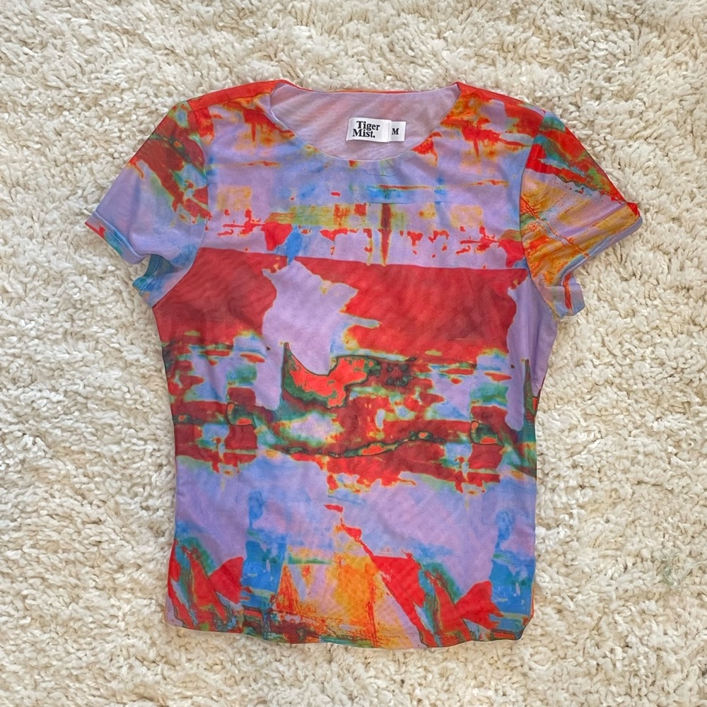 Colorful crop top